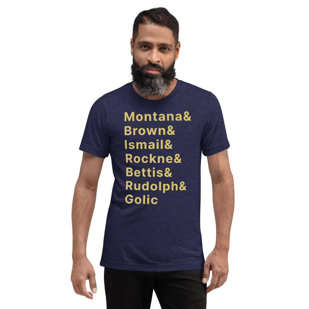 South Bend Football G.O.A.T ultra soft t-shirt