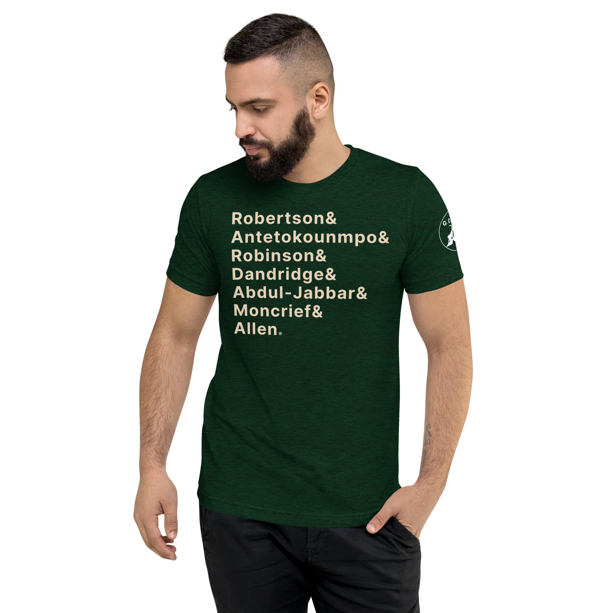 Milwaukee Basketball Greatest of All Time (G.O.A.T) Ultra Soft T-shirt