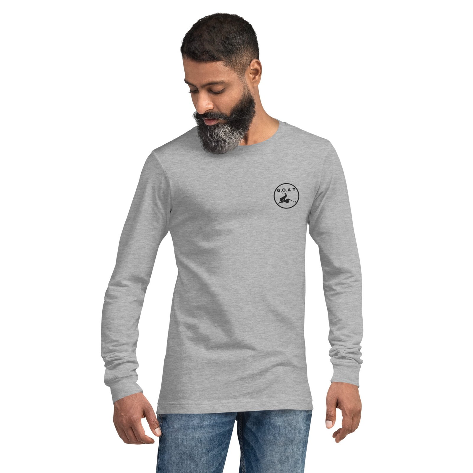 Logo Unisex Long Sleeve Tee - Greatest Of All Time The Greatest of All T-shirts