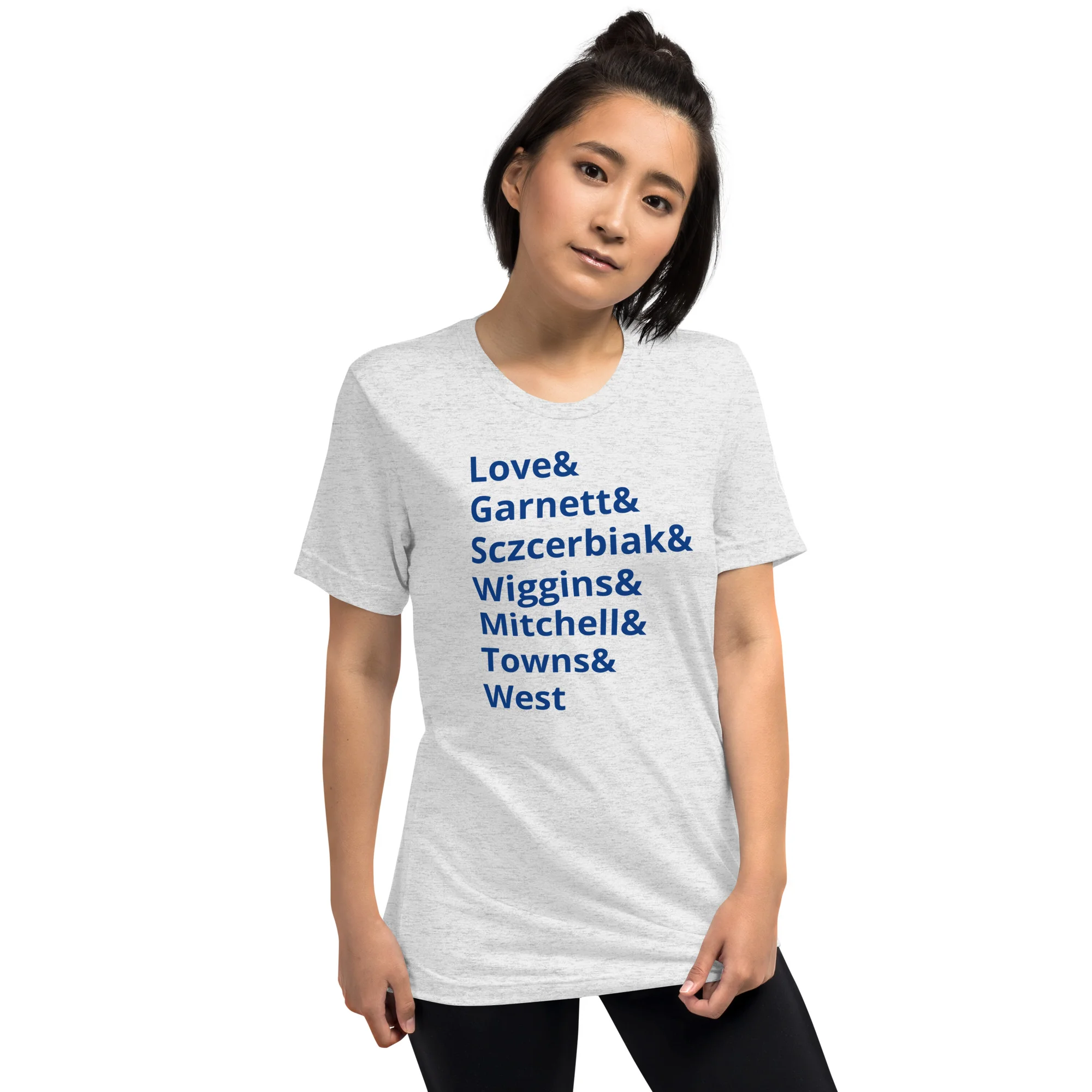 unisex-tri-blend-t-shirt-white-fleck-triblend-front-636dab8376310jpg | Greatest Of All Tees | GOAT