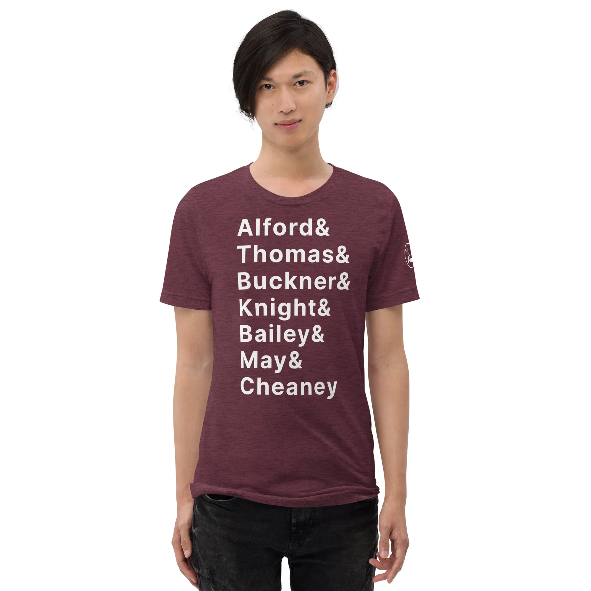 unisex-tri-blend-t-shirt-maroon-triblend-front-63cf3ef61c9efjpg | Greatest Of All Tees | GOAT
