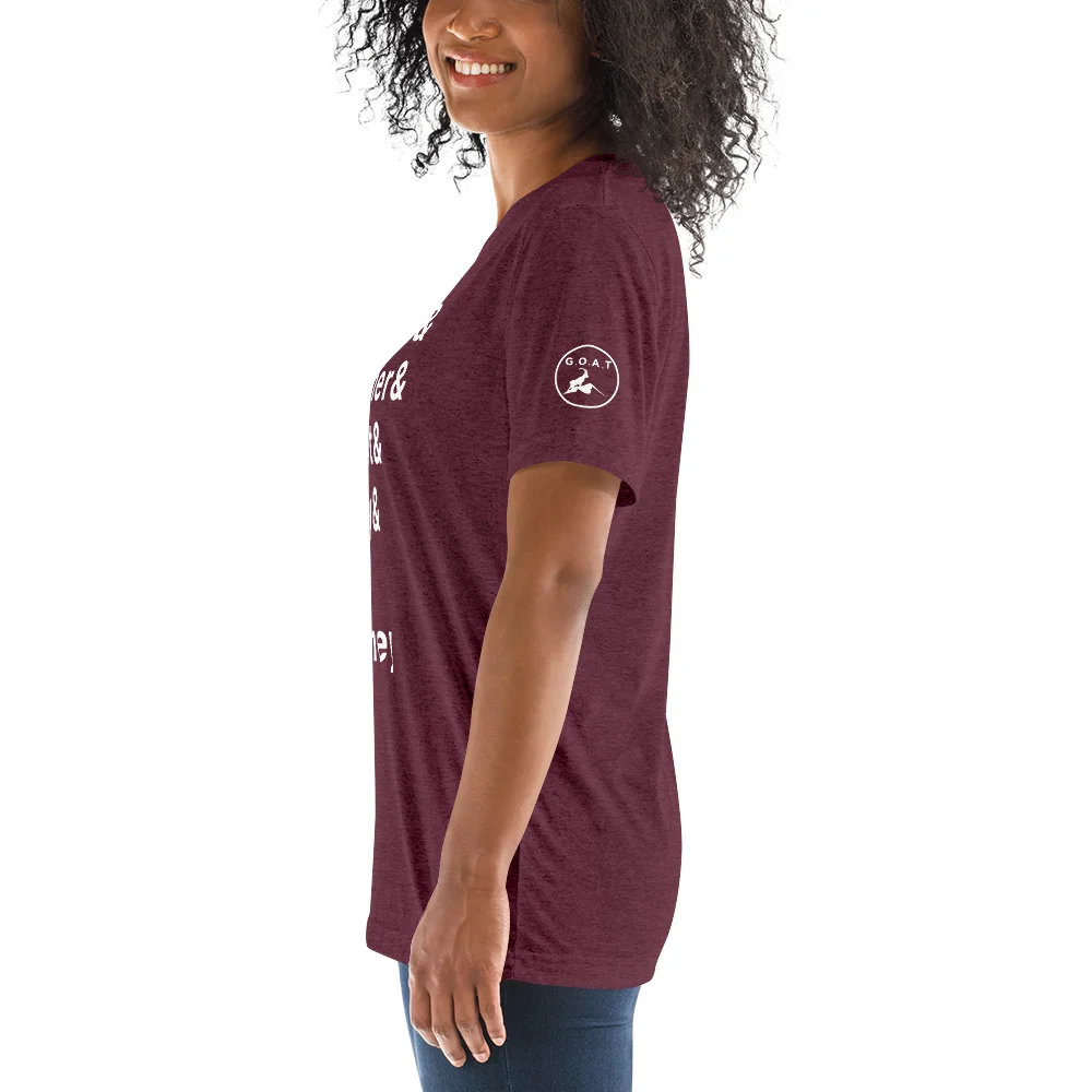unisex-tri-blend-t-shirt-maroon-triblend-left-63cf3ef61df08jpg | Greatest Of All Tees | GOAT