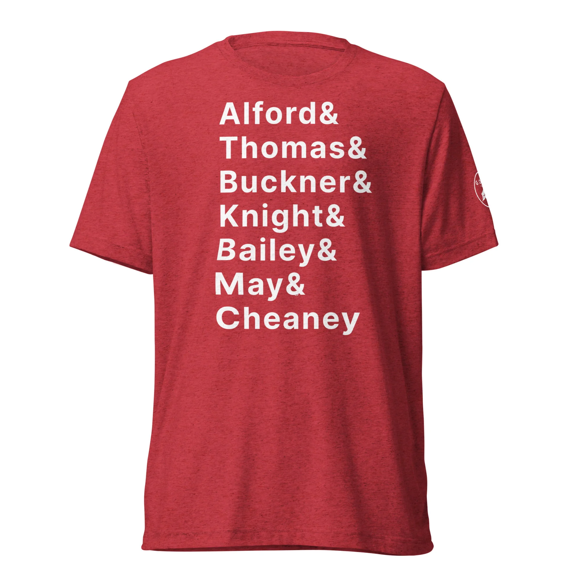 unisex-tri-blend-t-shirt-red-triblend-front-63cf3ef61b072jpg | Greatest Of All Tees | GOAT