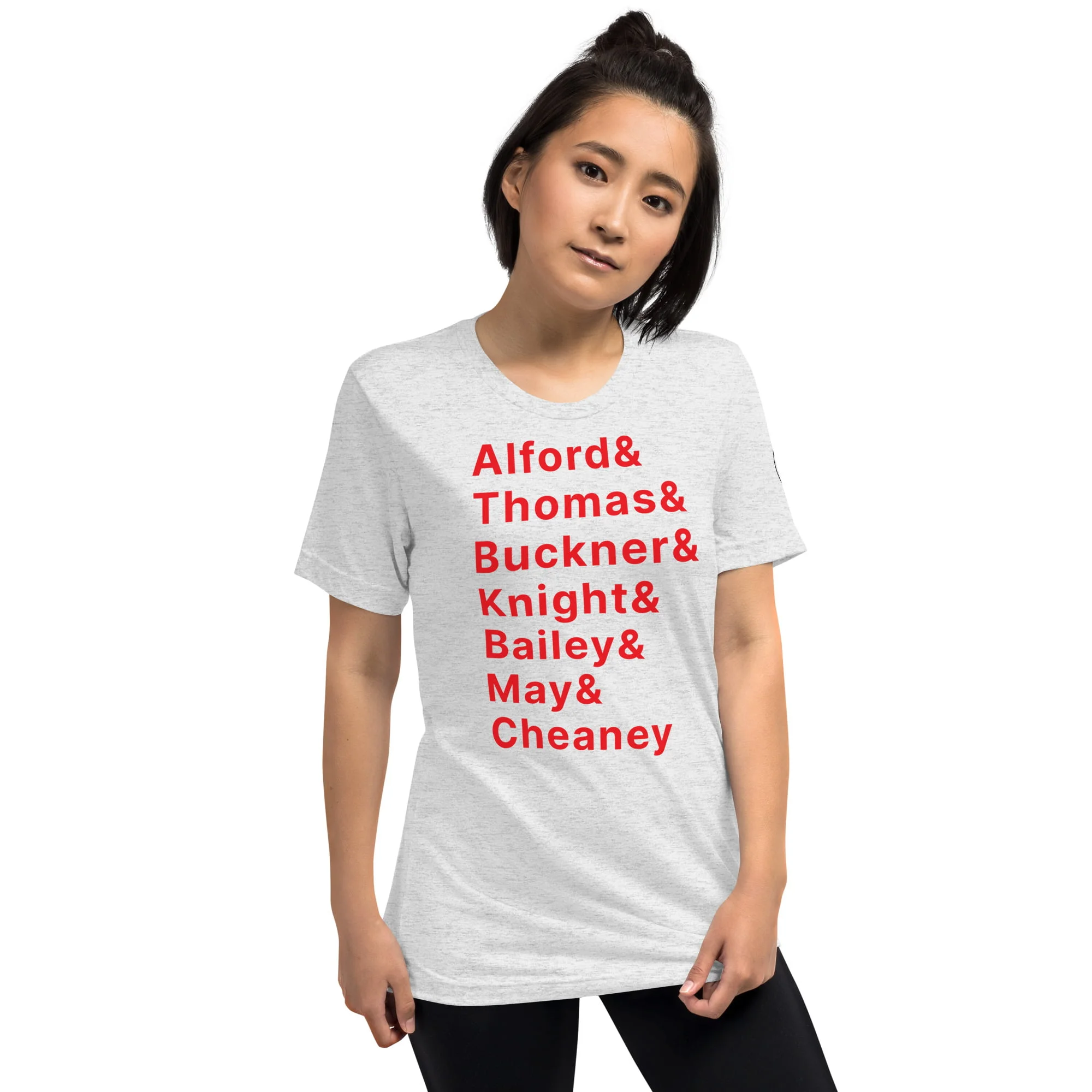 unisex-tri-blend-t-shirt-white-fleck-triblend-front-63cf42ae4496fjpg | Greatest Of All Tees | GOAT