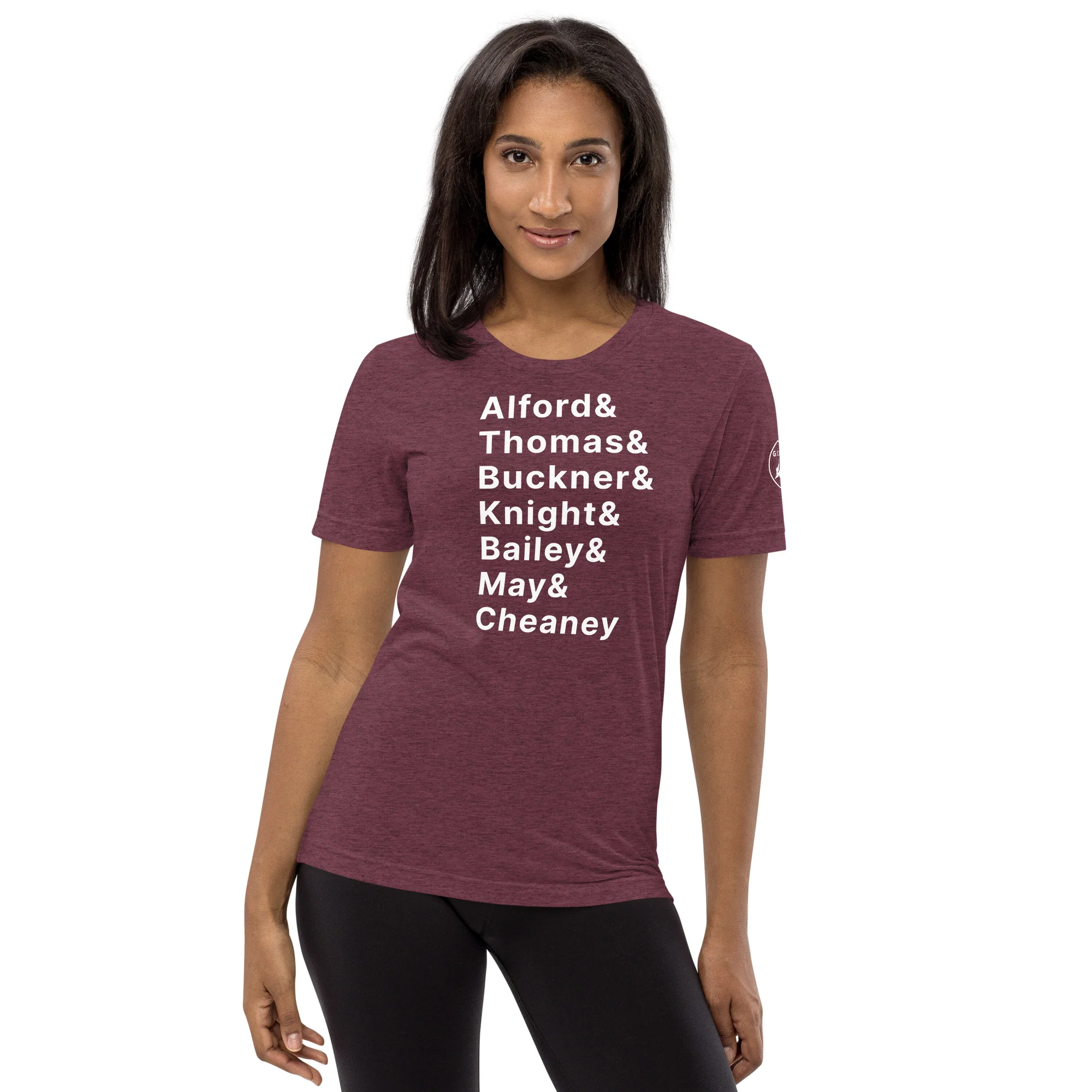 unisex-tri-blend-t-shirt-maroon-triblend-front-6487515f8e40fjpg | Greatest Of All Tees | GOAT