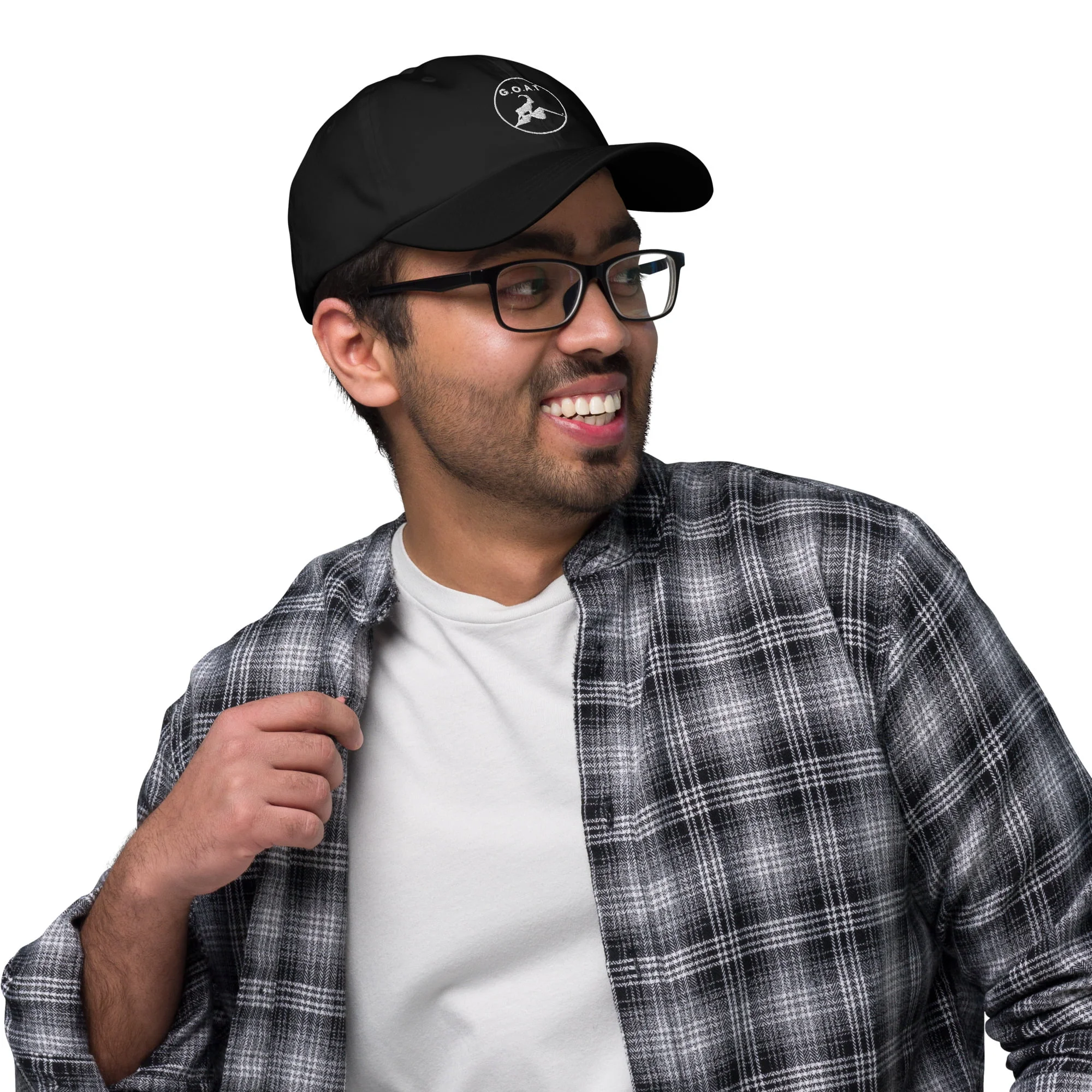 classic-dad-hat-black-right-64b88157c6ca1jpg | Greatest Of All Tees | GOAT