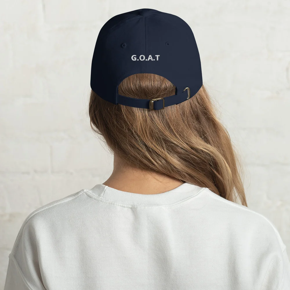 classic-dad-hat-navy-back-64b88157c70eajpg | Greatest Of All Tees | GOAT