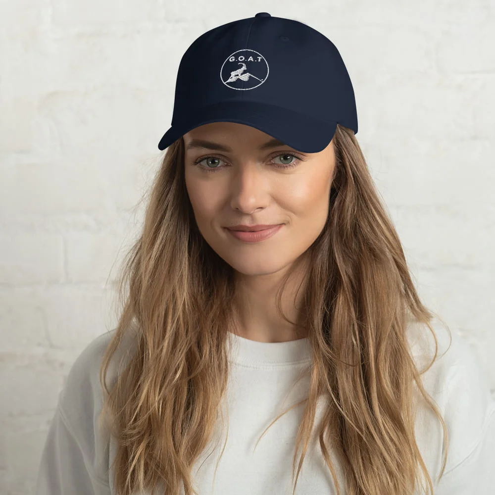 classic-dad-hat-navy-front-64b88157c6fcfjpg | Greatest Of All Tees | GOAT