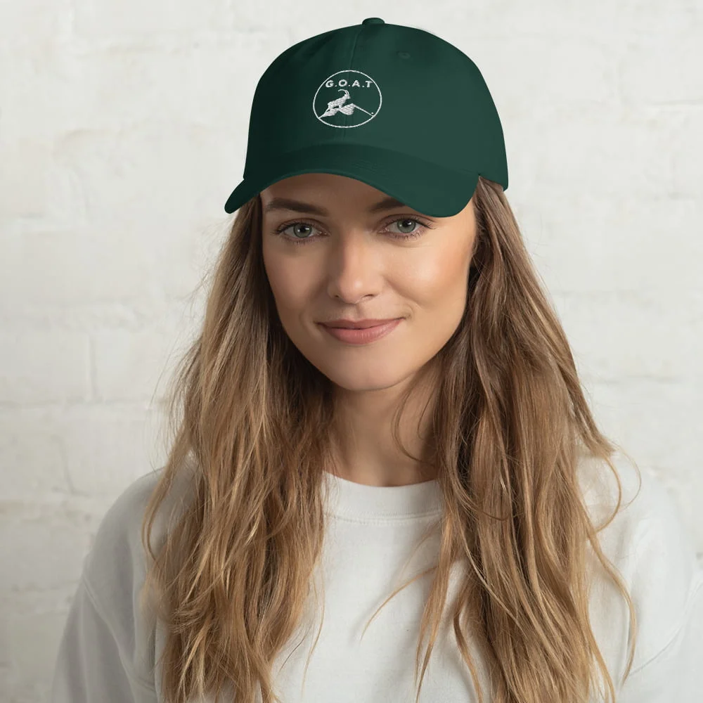 classic-dad-hat-spruce-front-64b88157c73d1jpg | Greatest Of All Tees | GOAT
