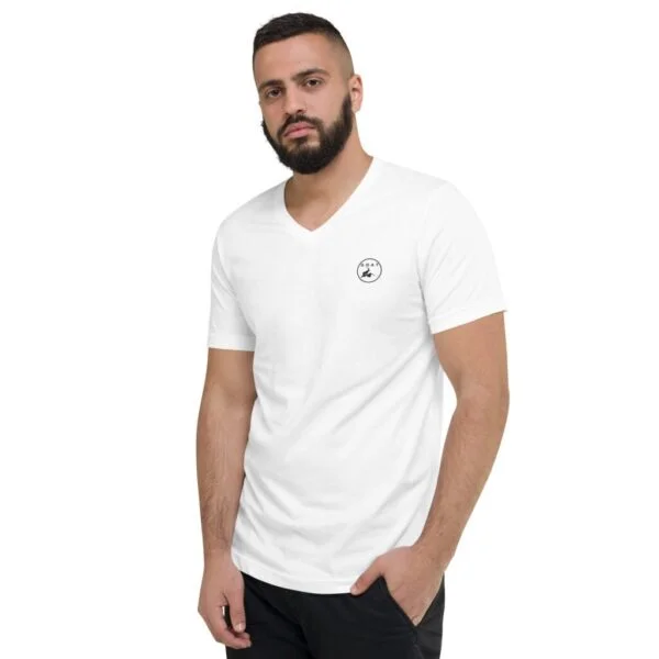 Greatest of All T's (G.O.A.T) Logo Short Sleeve V-Neck T-Shirt Unisex