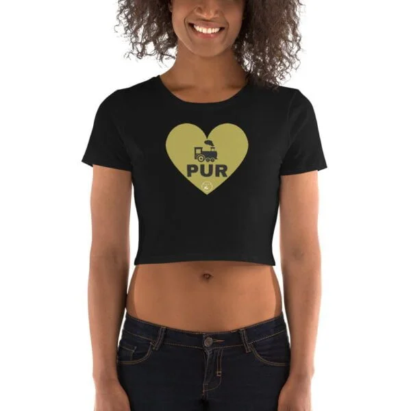 G.O.A.T "Heart Series" West Lafayette Women’s Crop Tee