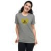 Greatest of All T's (G.O.A.T) New Orleans Football Women’s Heart Series Ultra Soft T-Shirt - Image 3