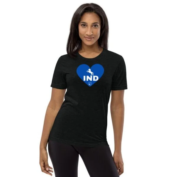 Greatest of All T's (G.O.A.T) Indianapolis Football Women’s Heart Series Ultra Soft T-Shirt