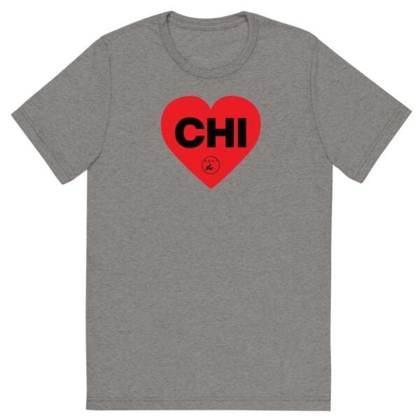 Greatest of All T's (G.O.A.T) Chicago Basketball Heart Series Ultra Soft T-Shirt