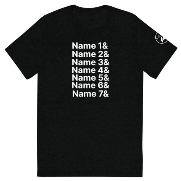 CUSTOMIZABLE: Greatest of All Time (G.O.A.T) Ultra Soft T-shirt (7 Names/Words)