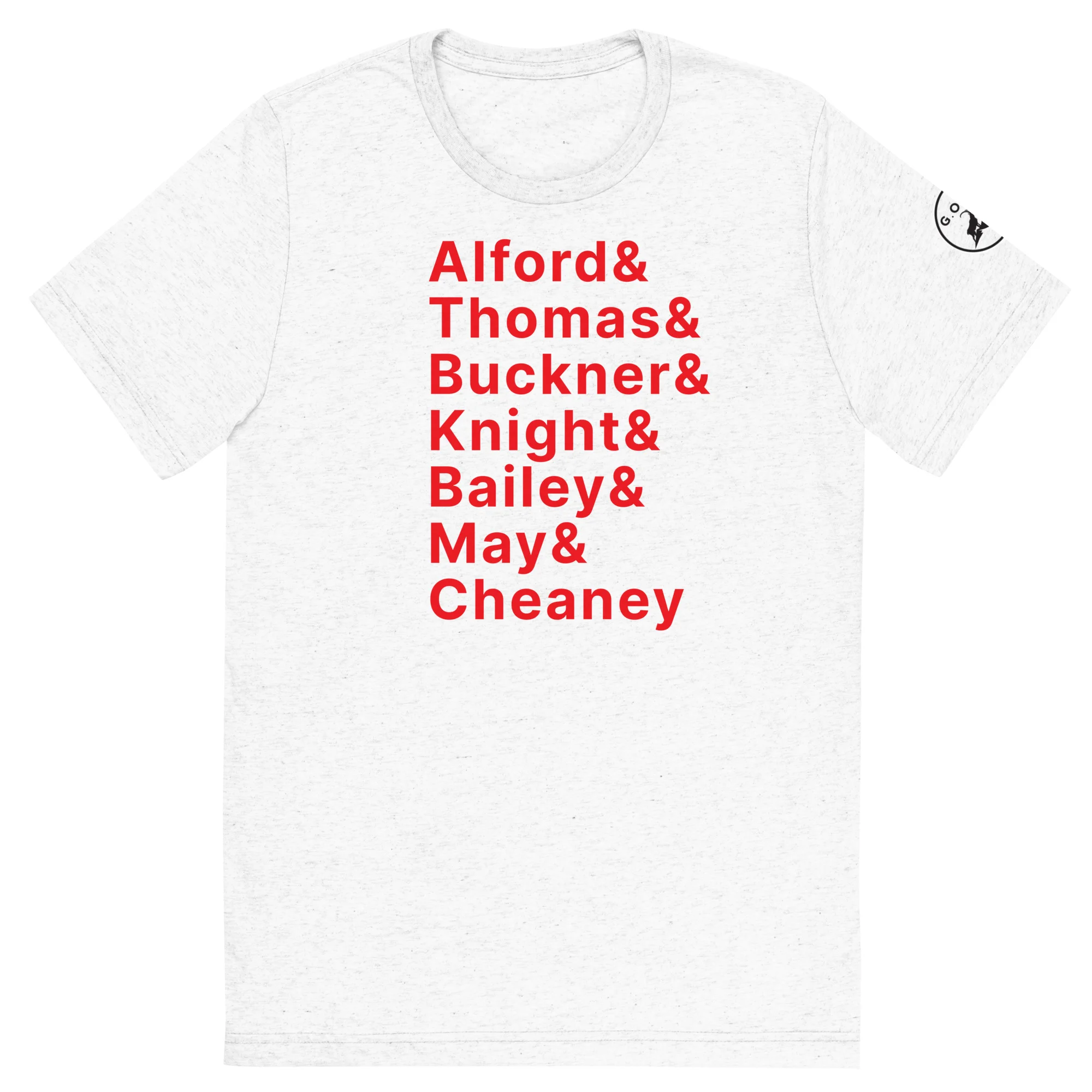 unisex-tri-blend-t-shirt-solid-white-triblend-front-6543ce1ba7560jpg | Greatest Of All Tees | GOAT