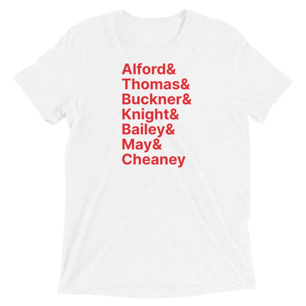 unisex-tri-blend-t-shirt-solid-white-triblend-front-6543cf5b841b6jpg | Greatest Of All Tees | GOAT