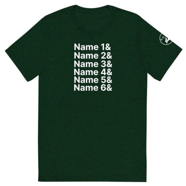 CUSTOMIZABLE: Greatest of All Time (G.O.A.T) Ultra Soft T-shirt (6 Names/Words)