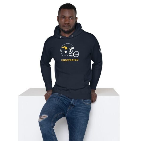 Ann Arbor Football Undefeated Greatest of All T's (G.O.A.T) Heavyweight Hoodie Sweatshirt
