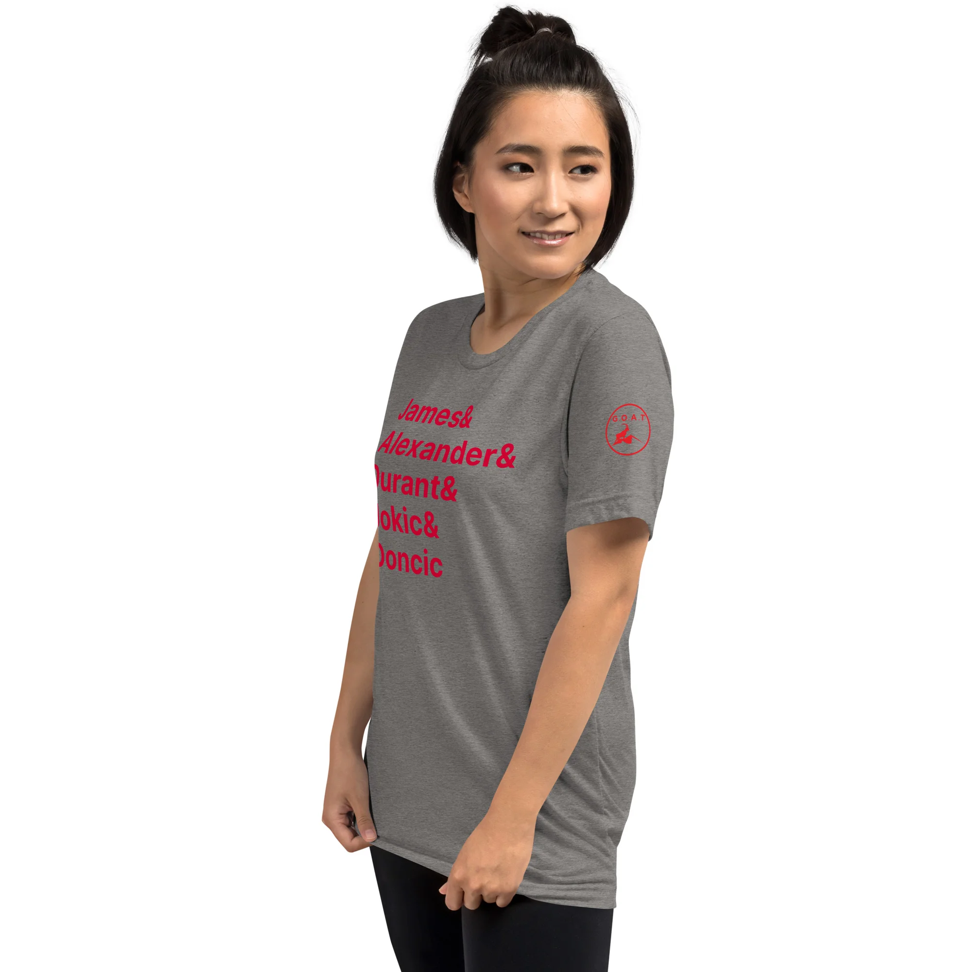 unisex-tri-blend-t-shirt-grey-triblend-left-front-65b6d55c64f93jpg | Greatest Of All Tees | GOAT