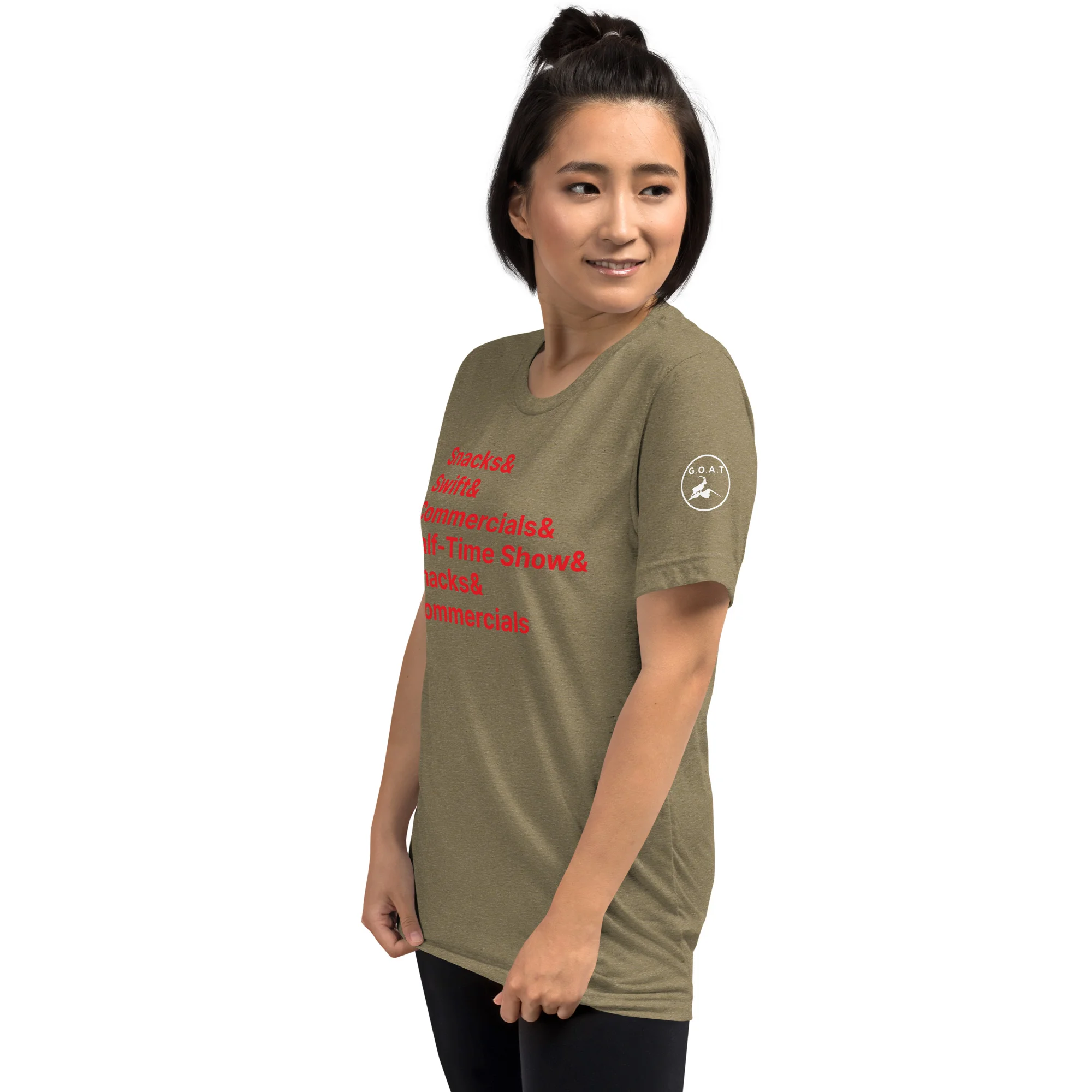 unisex-tri-blend-t-shirt-olive-triblend-left-front-65b93b2adbb3fjpg | Greatest Of All Tees | GOAT