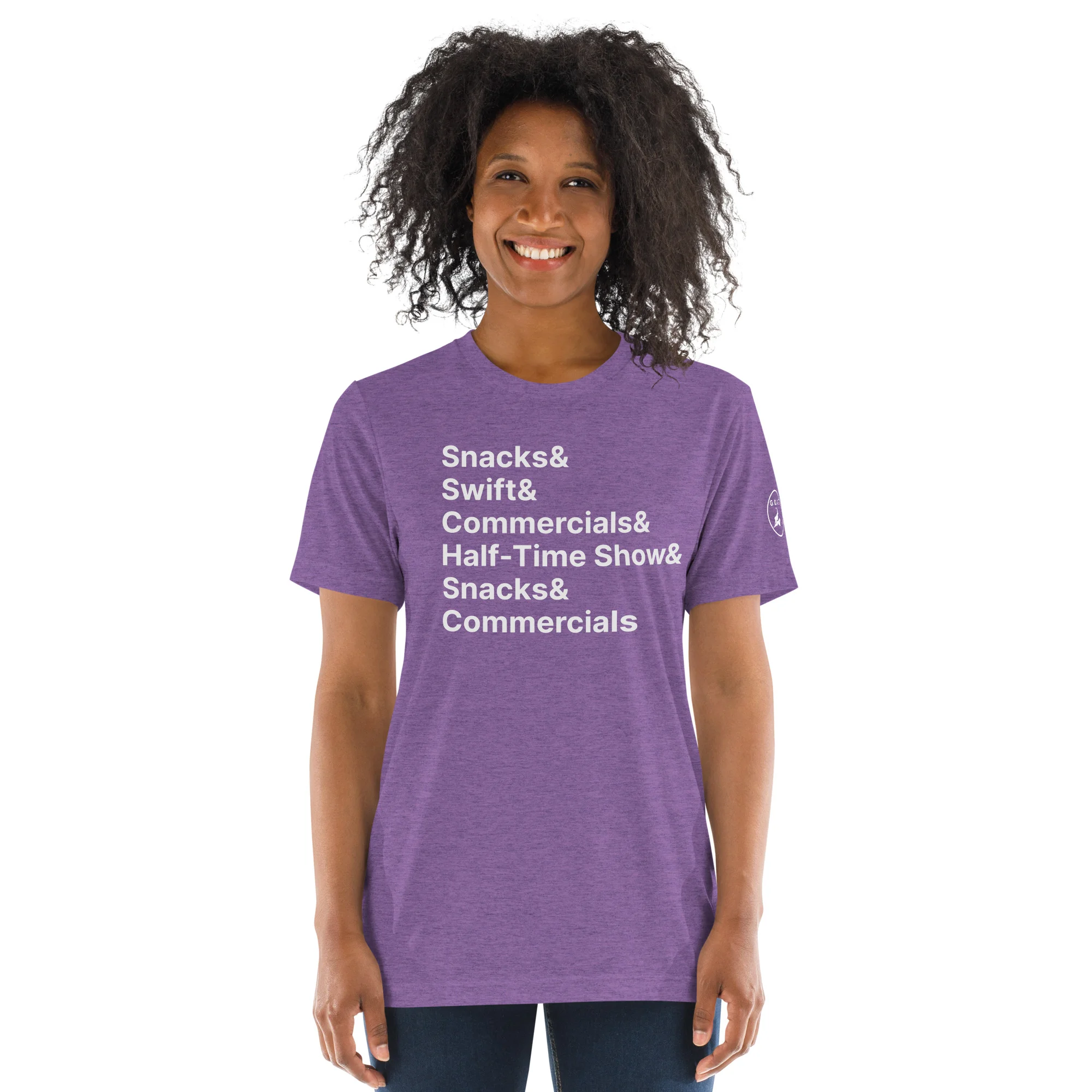 unisex-tri-blend-t-shirt-purple-triblend-front-65b937a19ebd5jpg | Greatest Of All Tees | GOAT
