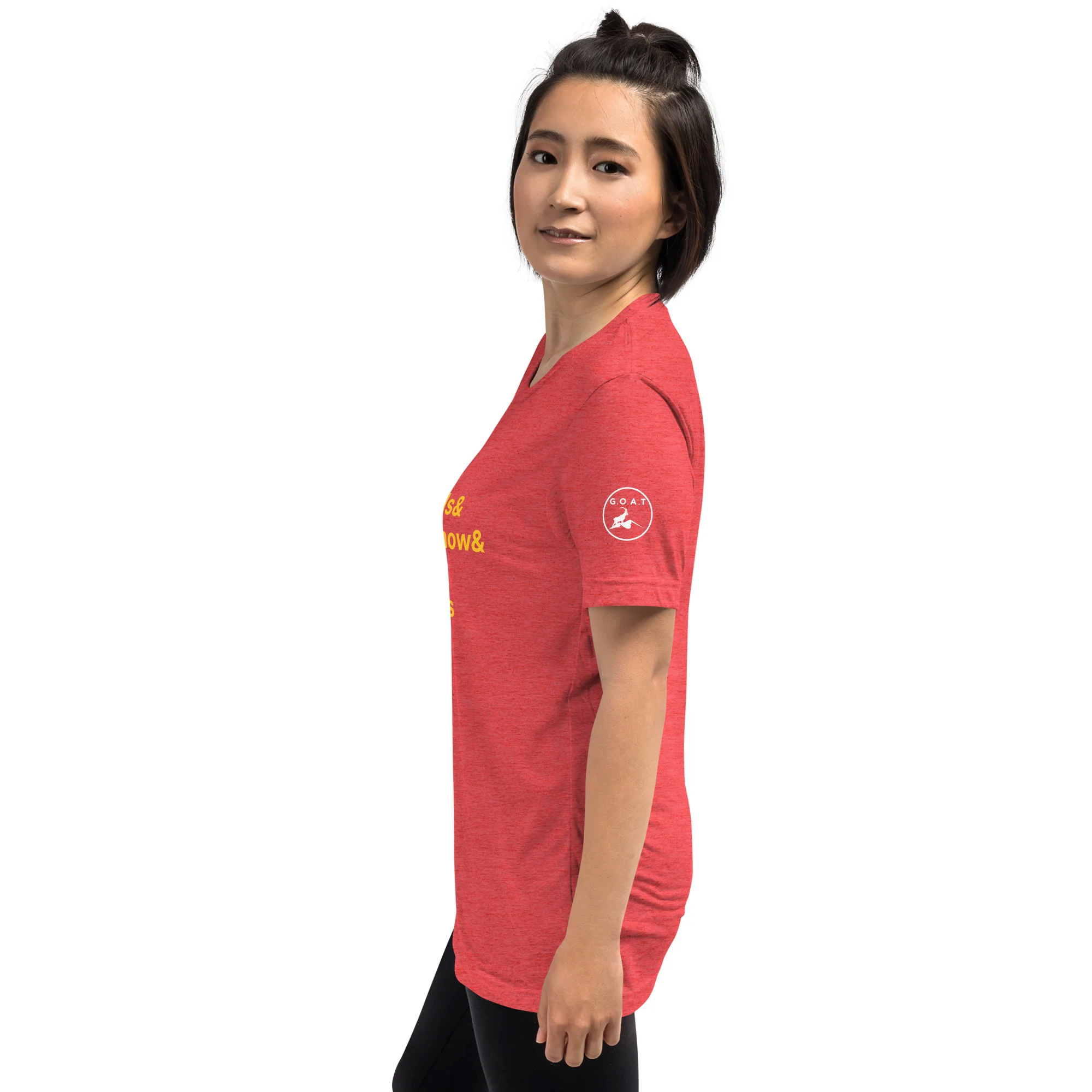unisex-tri-blend-t-shirt-red-triblend-left-65b93a6658e39jpg | Greatest Of All Tees | GOAT