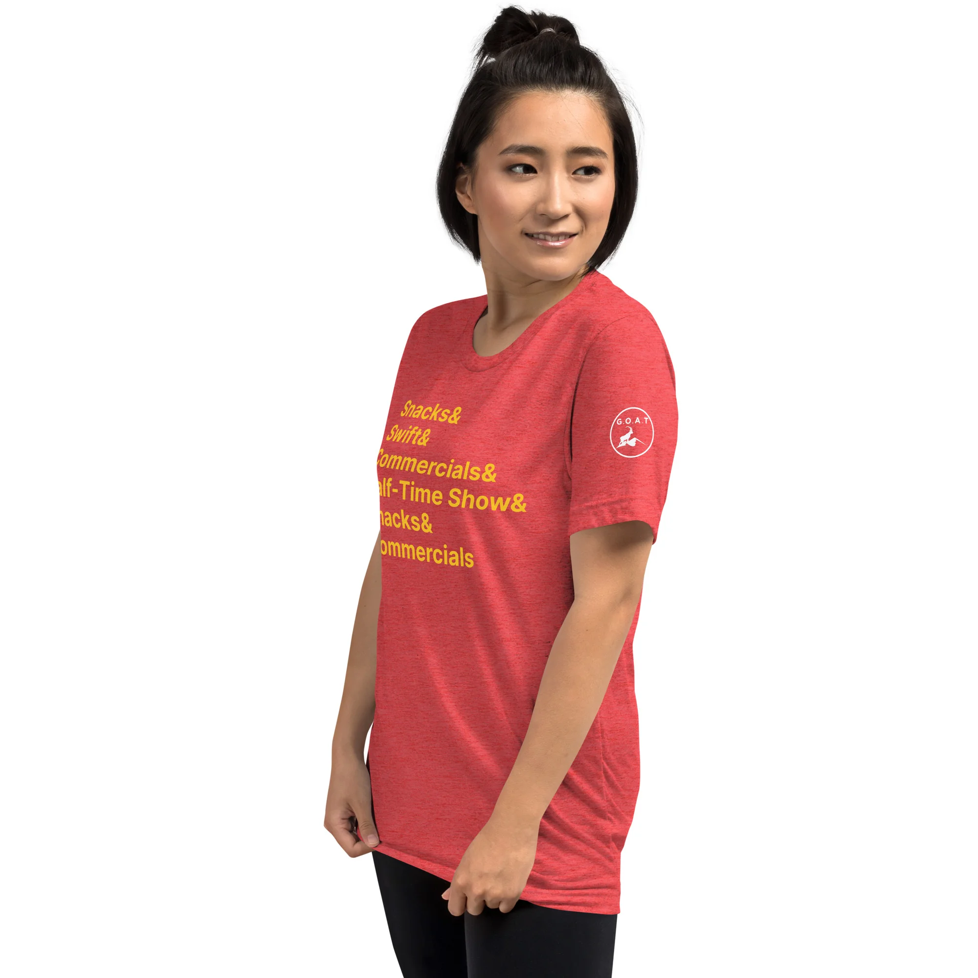 unisex-tri-blend-t-shirt-red-triblend-left-front-65b93a6659050jpg | Greatest Of All Tees | GOAT