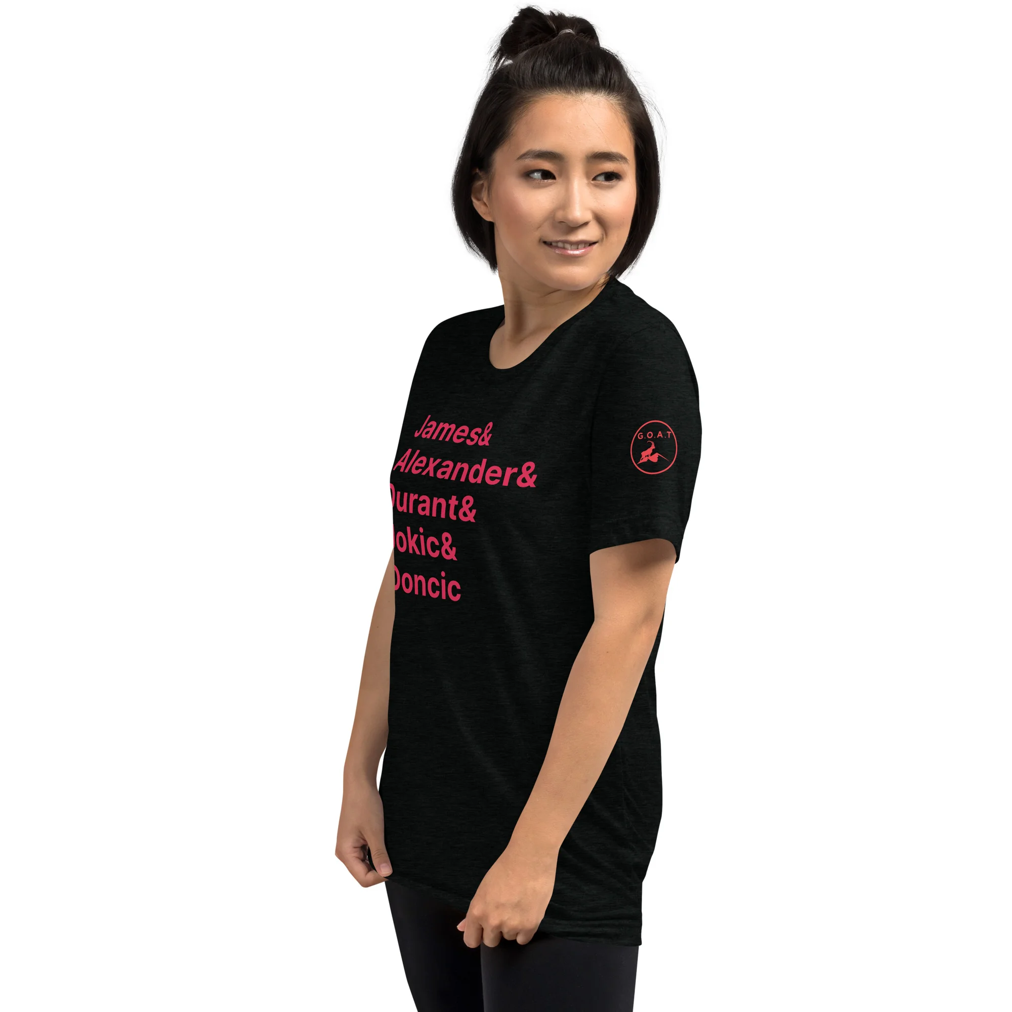 unisex-tri-blend-t-shirt-solid-black-triblend-left-front-65b6d55c63557jpg | Greatest Of All Tees | GOAT