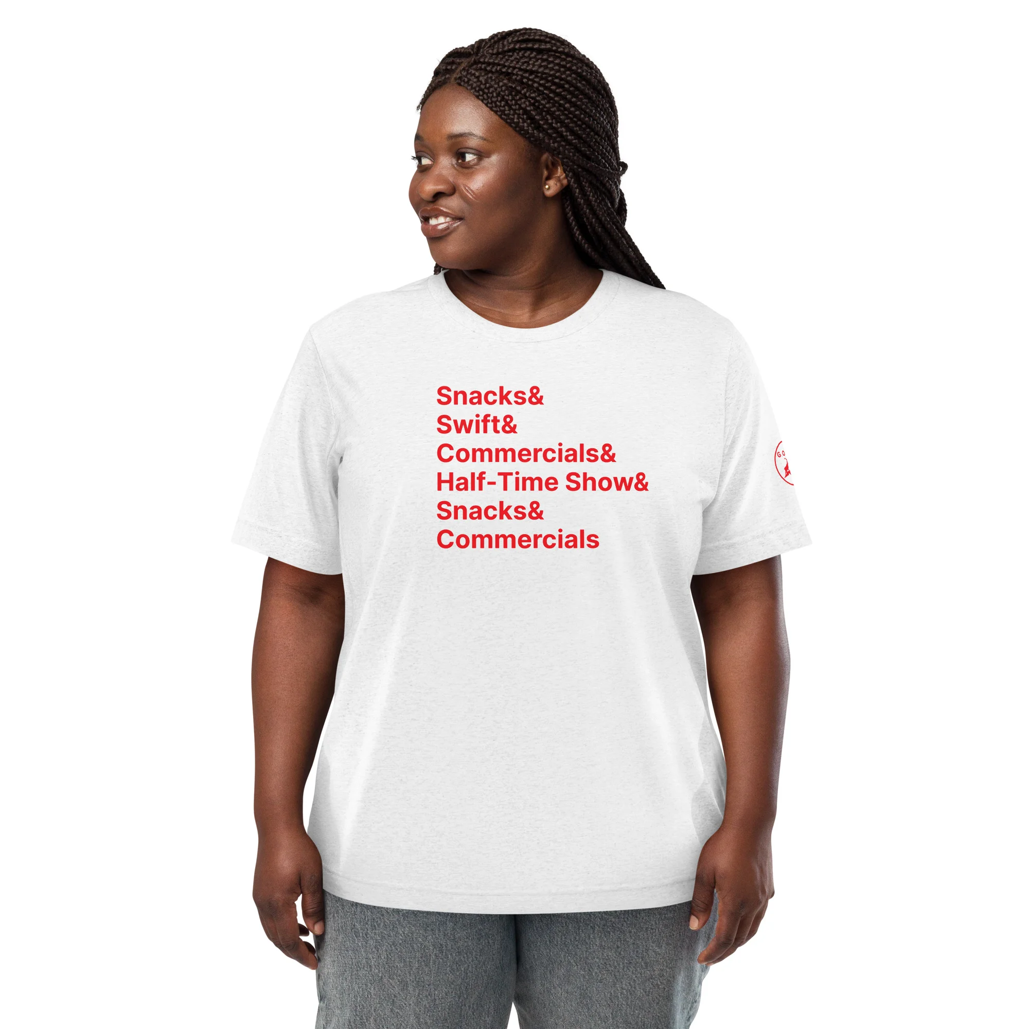 unisex-tri-blend-t-shirt-solid-white-triblend-front-65b93c48a1abejpg | Greatest Of All Tees | GOAT