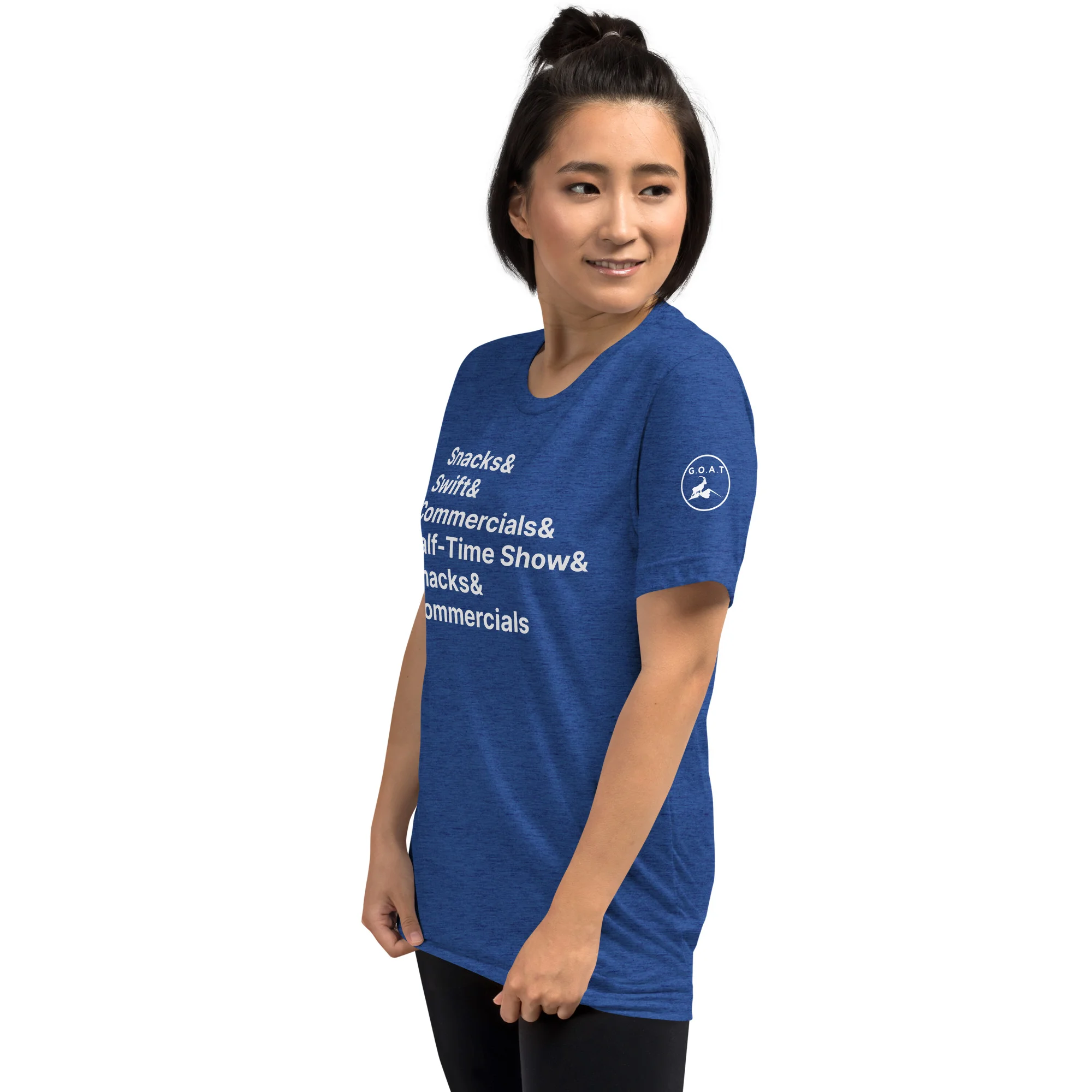 unisex-tri-blend-t-shirt-true-royal-triblend-left-front-65b937a1a5e6ejpg | Greatest Of All Tees | GOAT