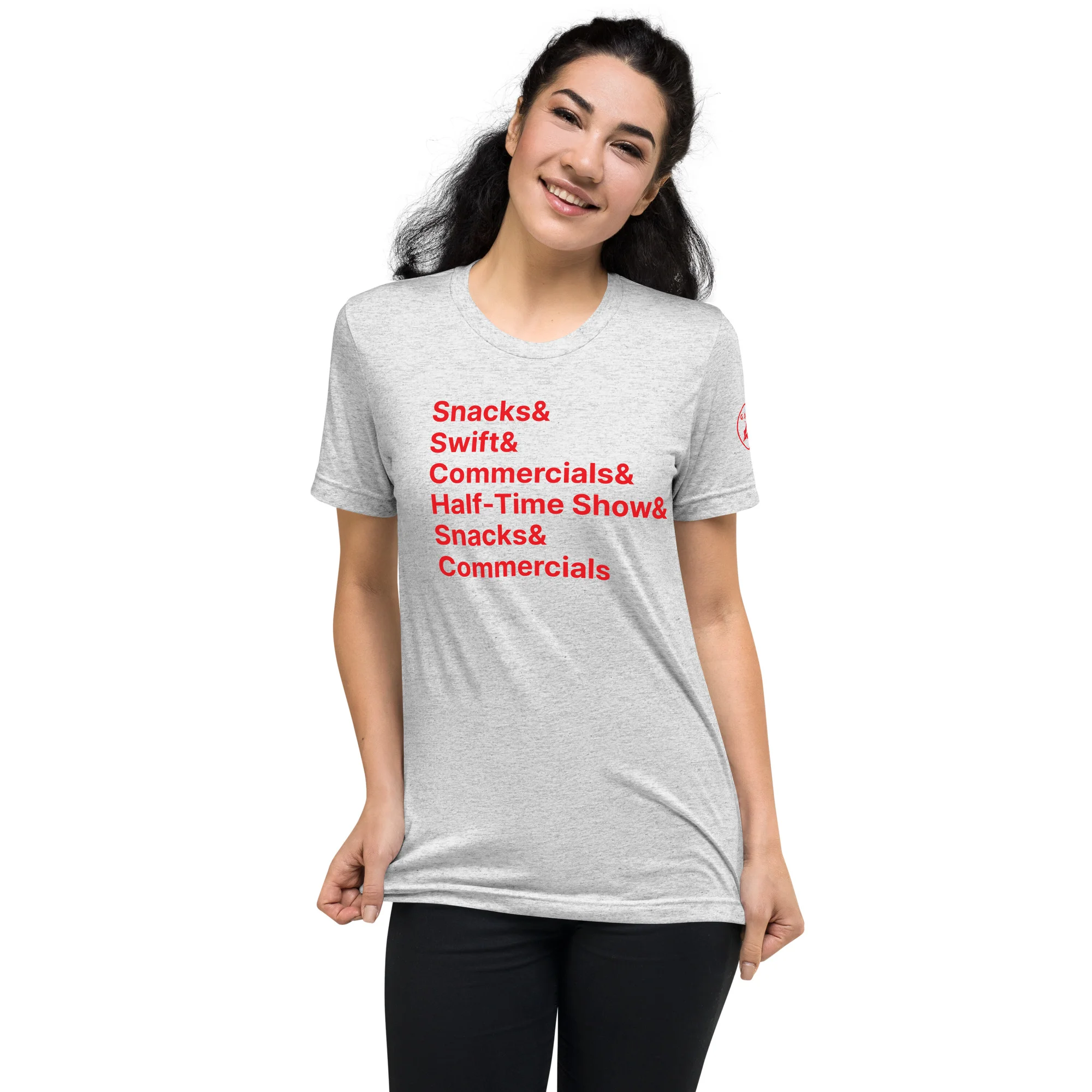 unisex-tri-blend-t-shirt-white-fleck-triblend-front-65b93c48a3311jpg | Greatest Of All Tees | GOAT