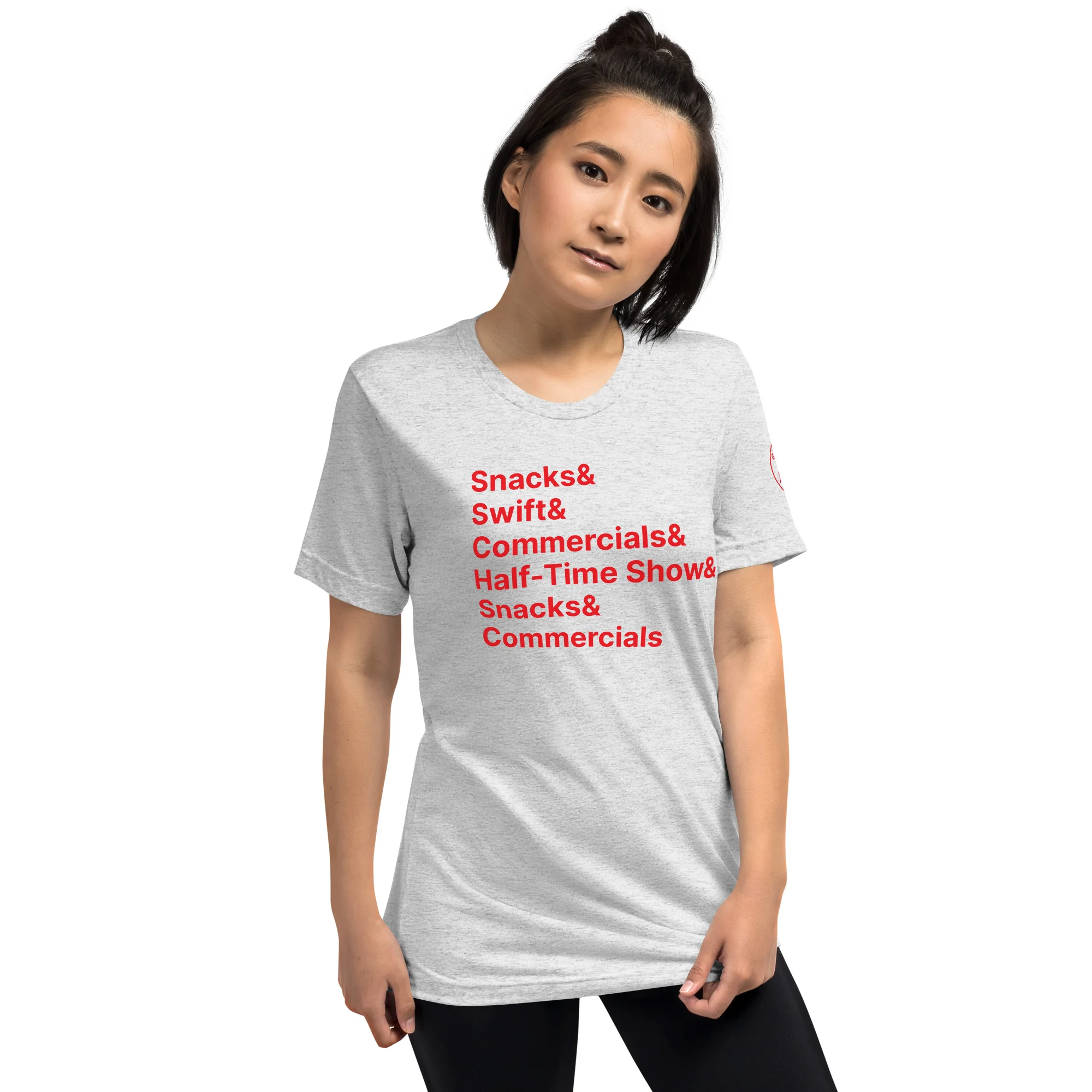unisex-tri-blend-t-shirt-white-fleck-triblend-front-65b93c48a417ejpg | Greatest Of All Tees | GOAT