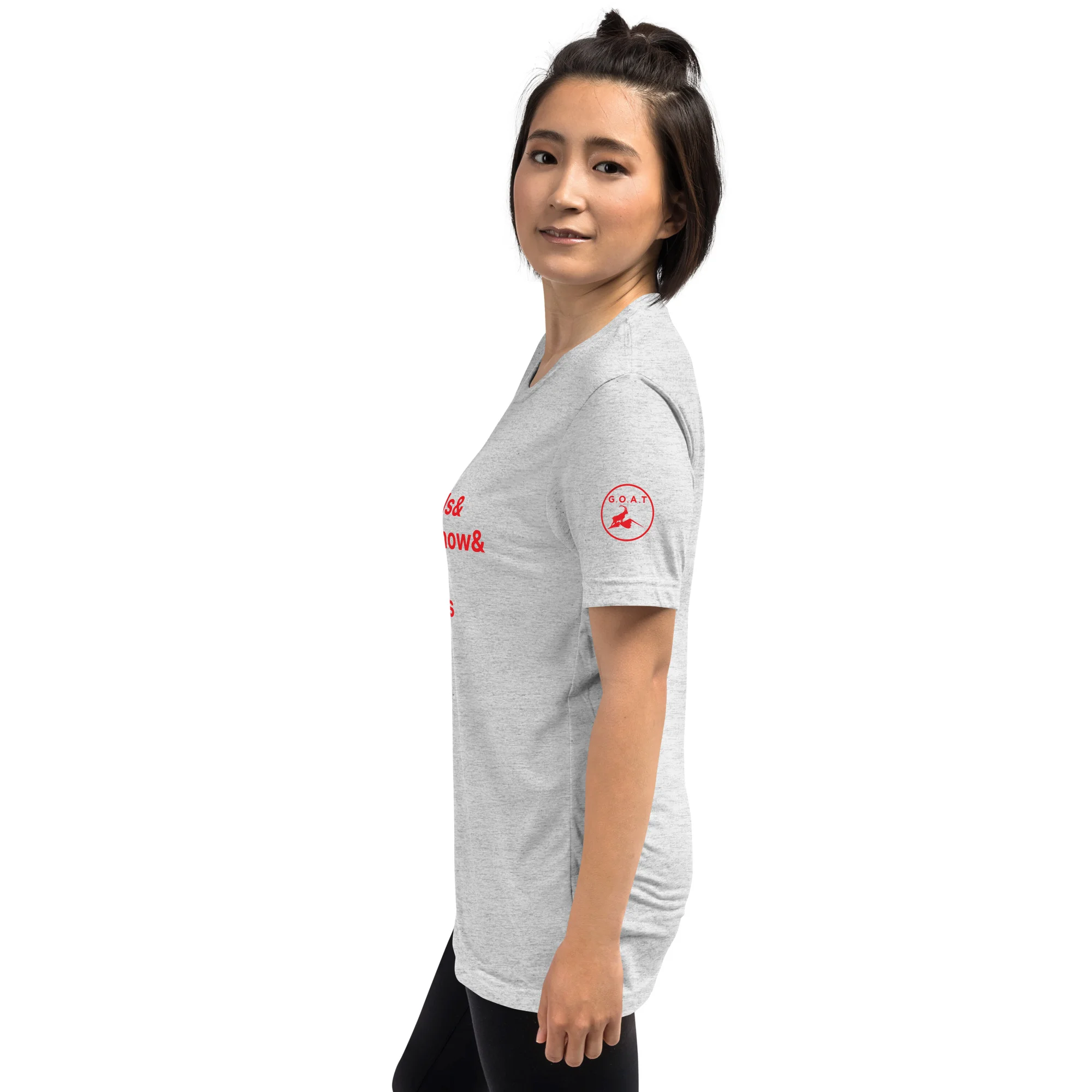 unisex-tri-blend-t-shirt-white-fleck-triblend-left-65b93c48a4638jpg | Greatest Of All Tees | GOAT