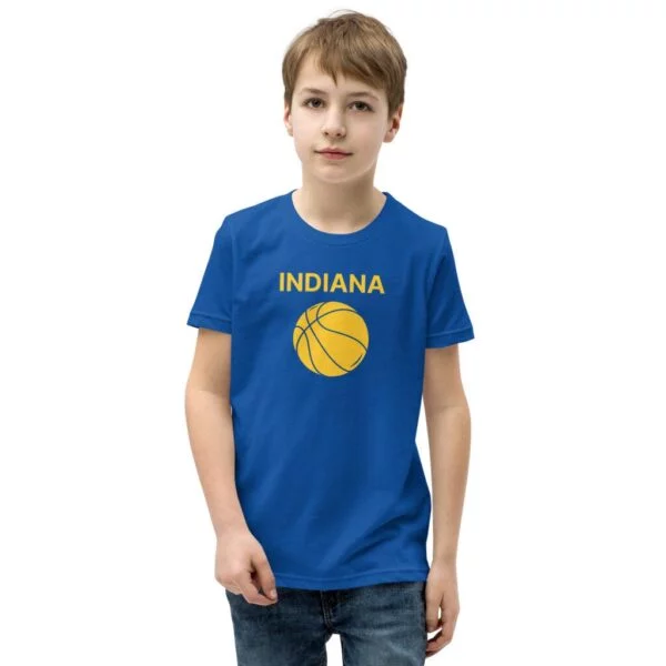 Greatest of All T's (G.O.A.T) Retro Indianapolis Basketball Youth Short Sleeve Tee