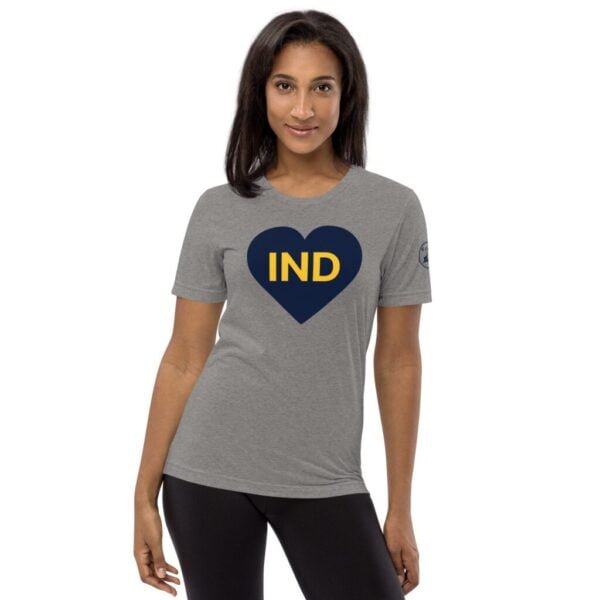 Greatest of All T’s (G.O.A.T) Indianapolis Basketball Women’s Heart Series Ultra Soft T-Shirt