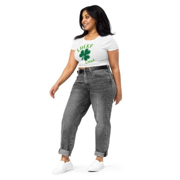 G.O.A.T "Lucky Lady" St. Patrick's Day Women’s Crop Tee
