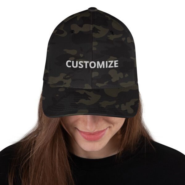 CUSTOMIZEABLE: Fitted Twill Baseball Cap