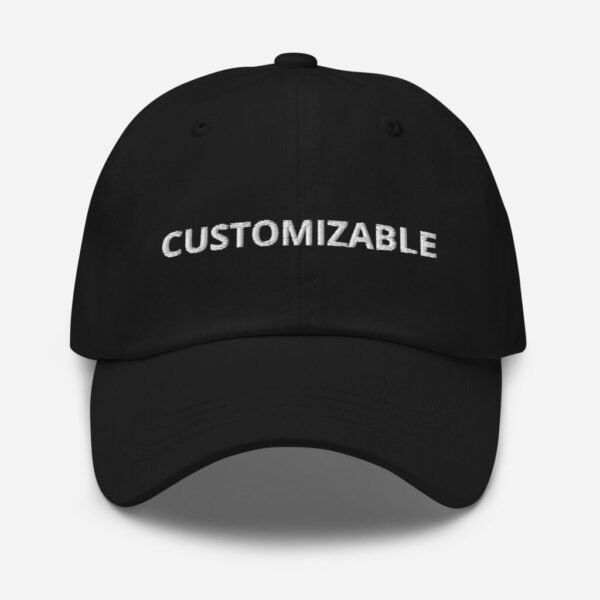 CUSTOMIZABLE - G.O.A.T Dad Hat with Adjustable Strap (8 colors)