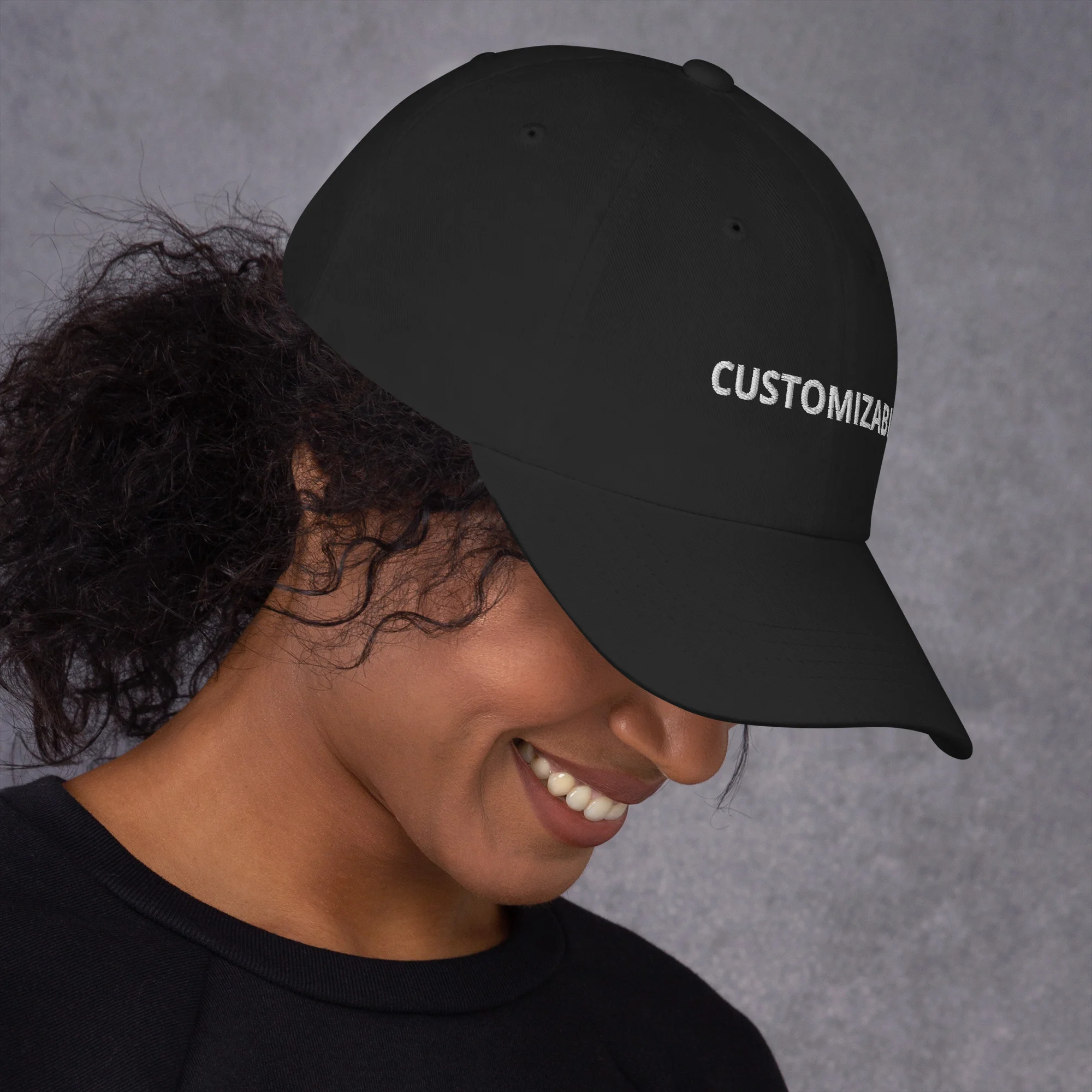 CUSTOMIZABLE - G.O.A.T Dad Hat with Adjustable Strap (8 colors)