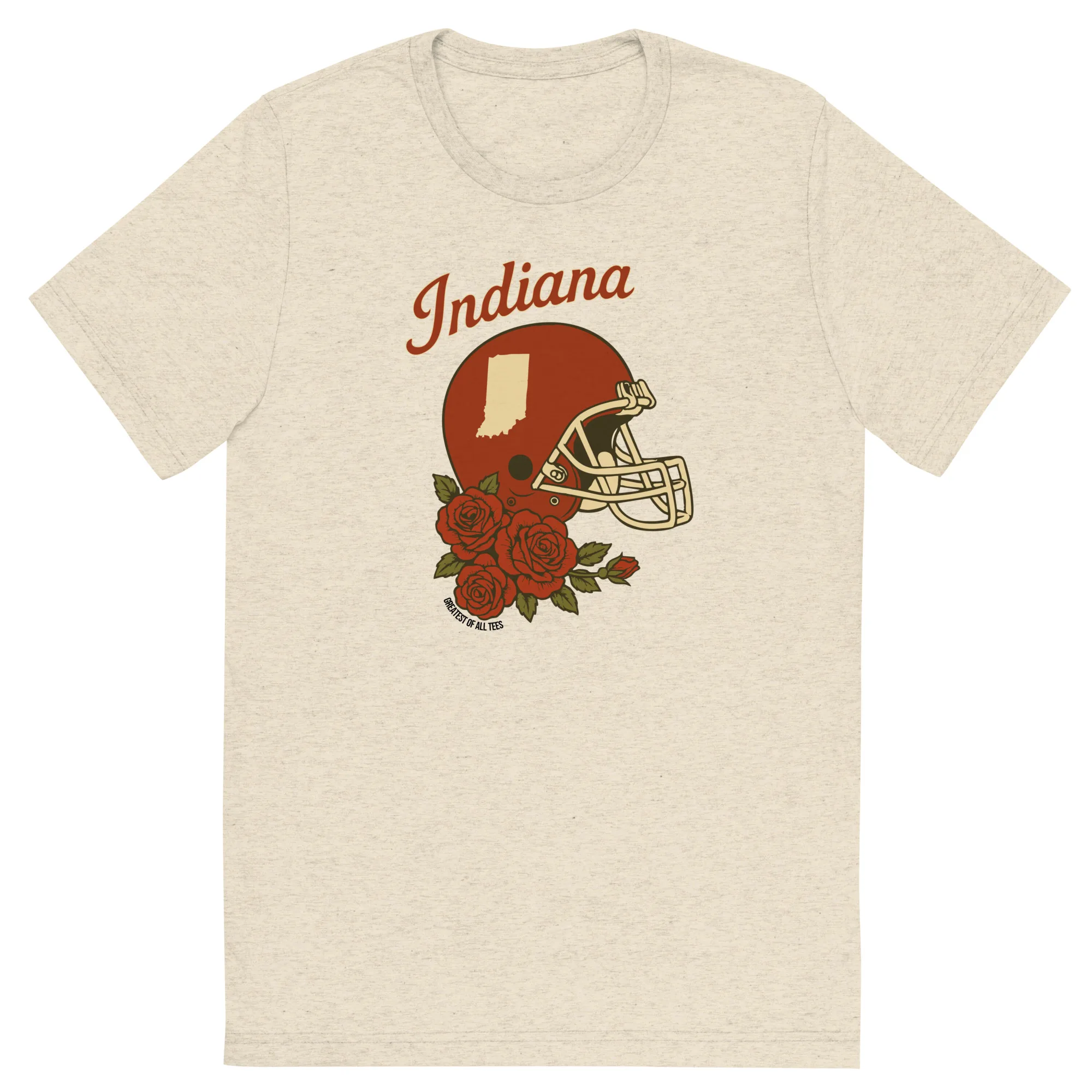 GOAT Limited Edition Bunch of Roses and Indiana Football Helmet Tee