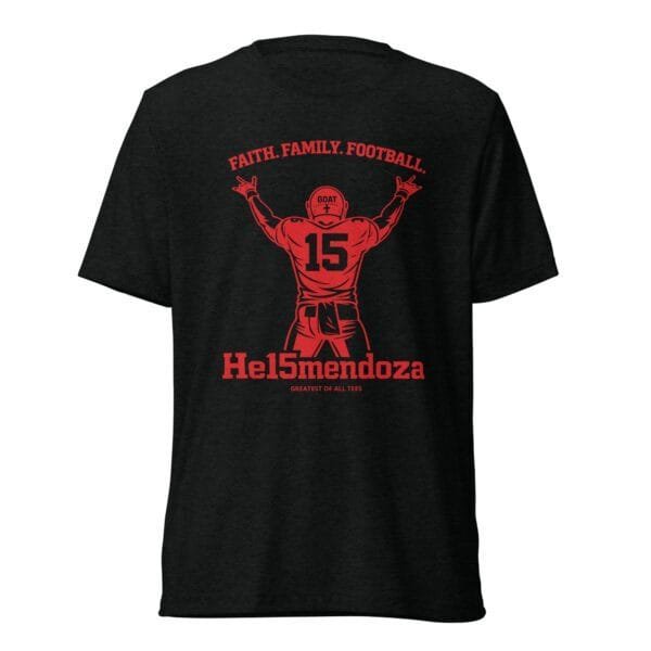 Faith. Family. Football. Heismendoza Limited Edition GOAT Tee