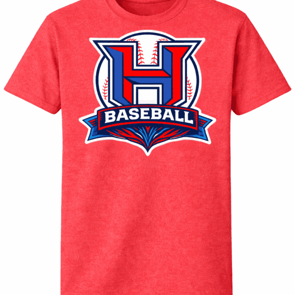 Havoc Baseball On Fire Logo T-shirt