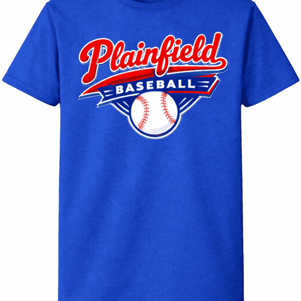 Plainfield Baseball Pennant Logo T-shirt