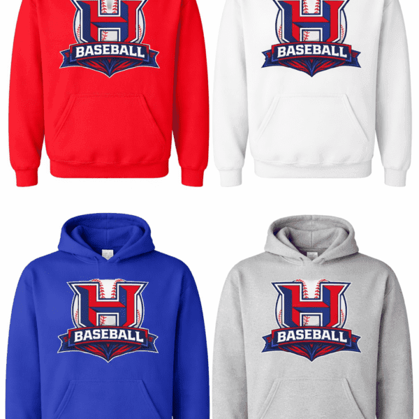 Havoc Baseball On Fire Logo Hoodie