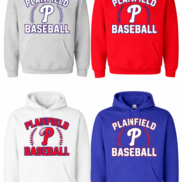Plainfield Baseball Classic Logo Hoodie