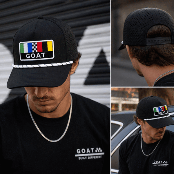 GOAT Indy Racing Stripe Series Rope Hat