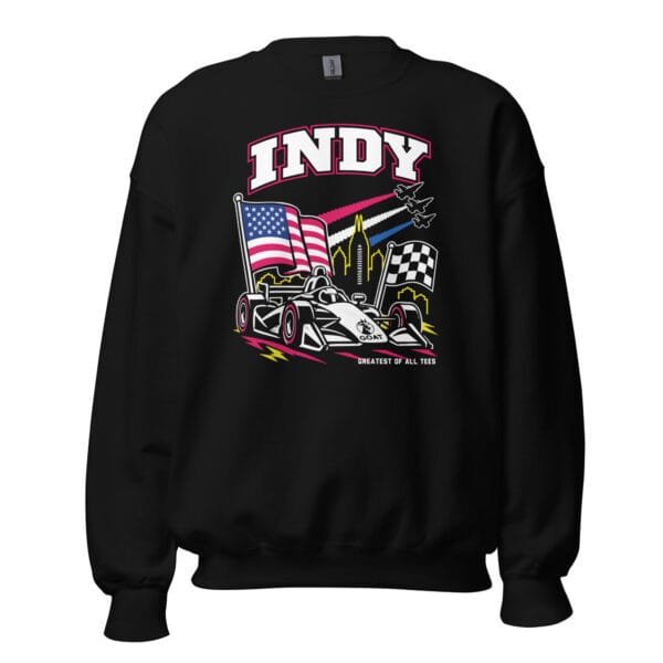 GOAT Indy 90's Retro Racing Crewneck Sweatshirt