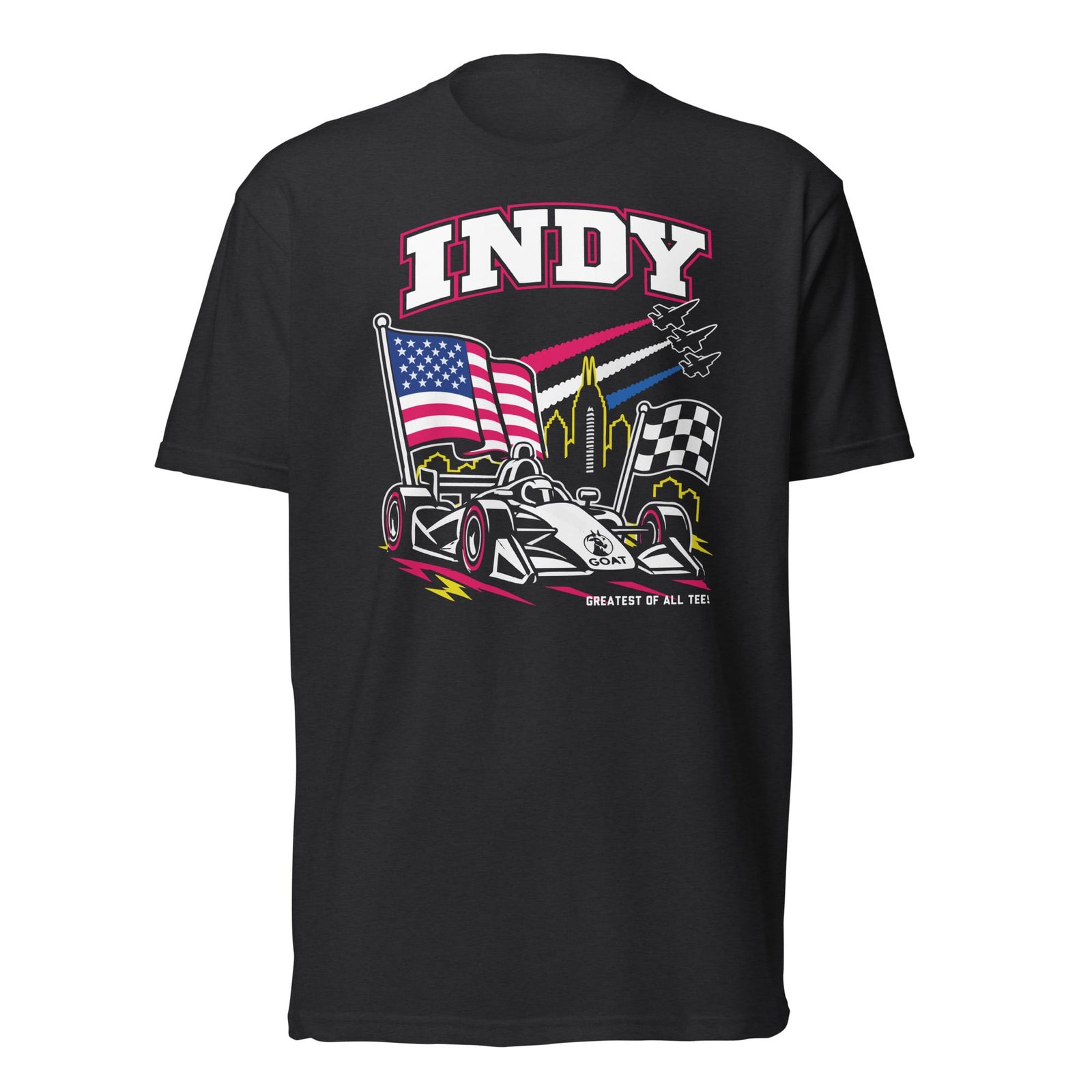 GOAT Indy 90's Retro Racing Tee