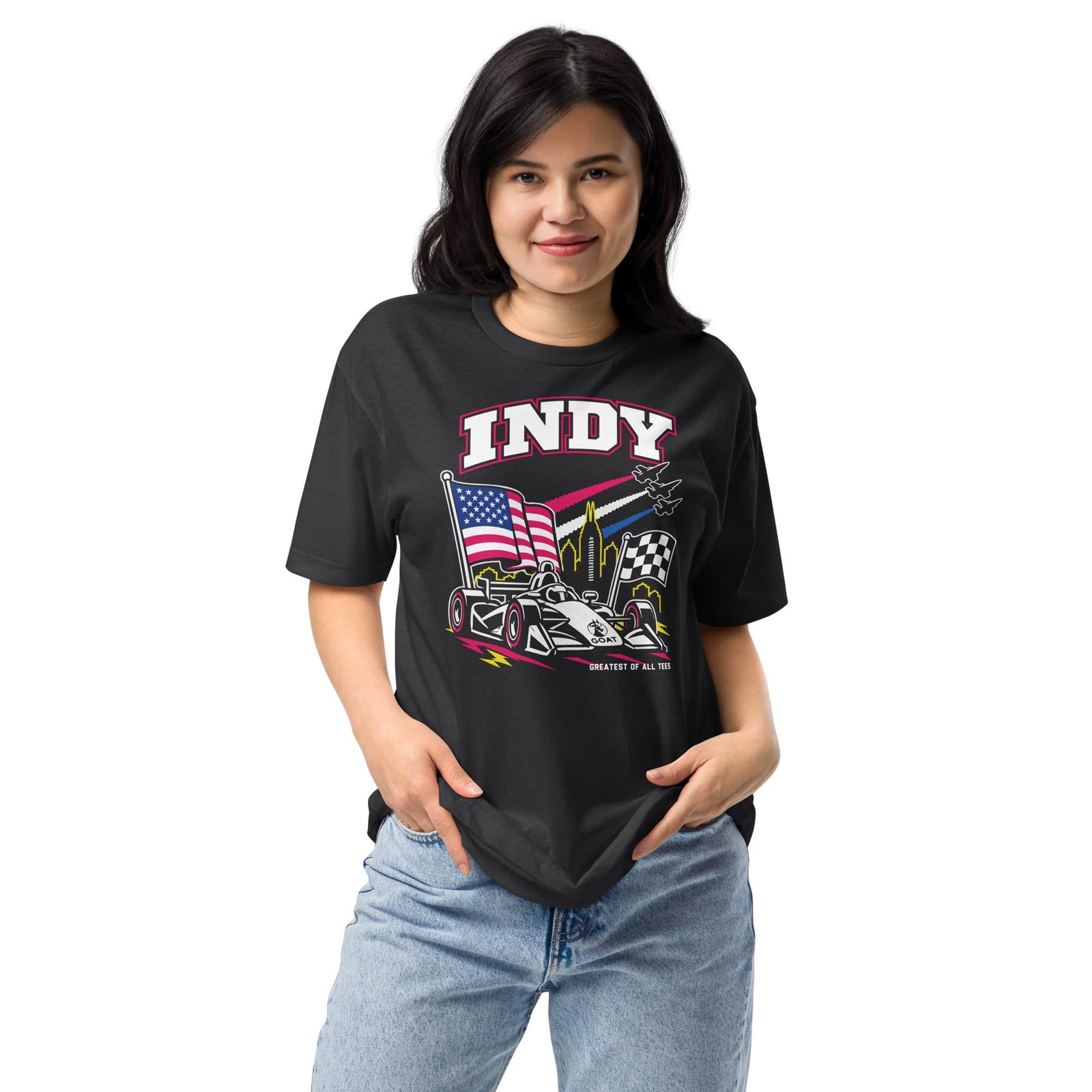 unisex-cvc-t-shirt-black-front-6a10ecd0d81e7jpg | Greatest Of All Tees | GOAT
